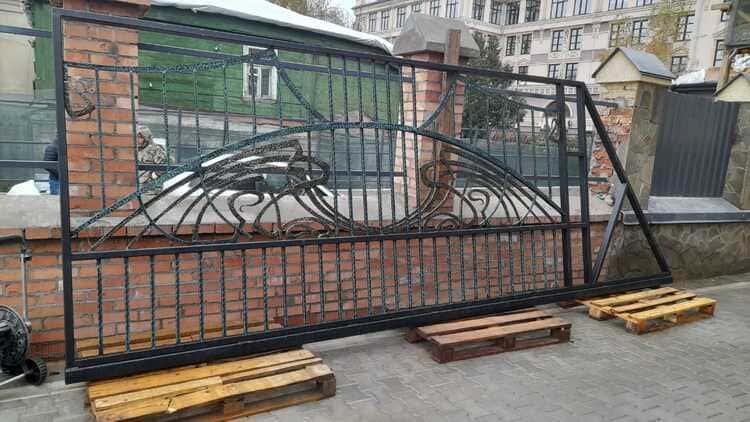 Раздвижные ворота Троицк